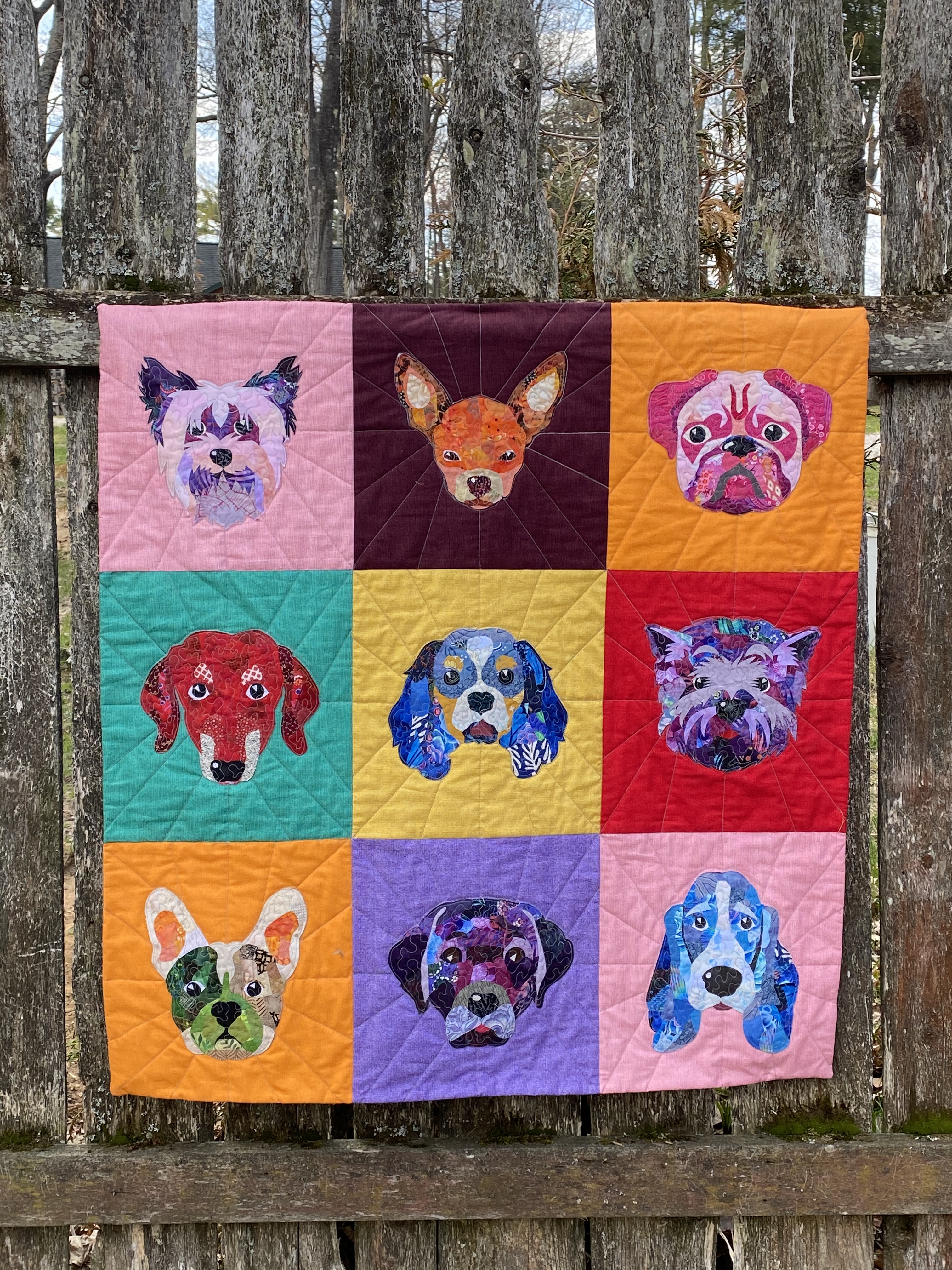 Pop Art Pups – Braman Girls Quilt